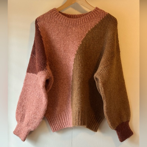 Zara colour block sweater - Picture 1 of 5